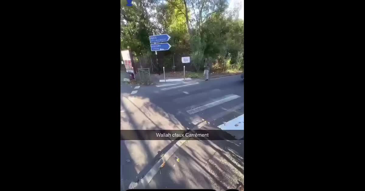 Mec qui sort à pieds de la A3, wallah c'est faux carrément, autoroute