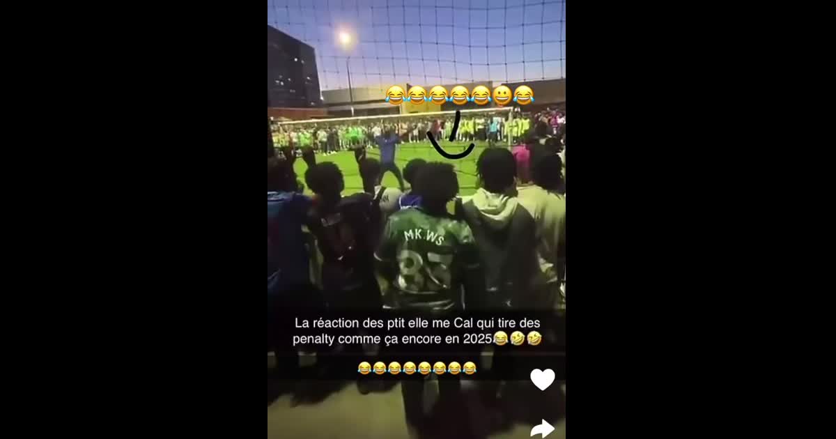 Il est choqué du penalty qui tire des penalty comme ca en 2025 il  complètement raté